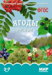 Мир в картинках. Ягоды лесные. Наглядно - дидактическое пособие 3-7 лет (ФГОС ДО) (Минишева Т.)