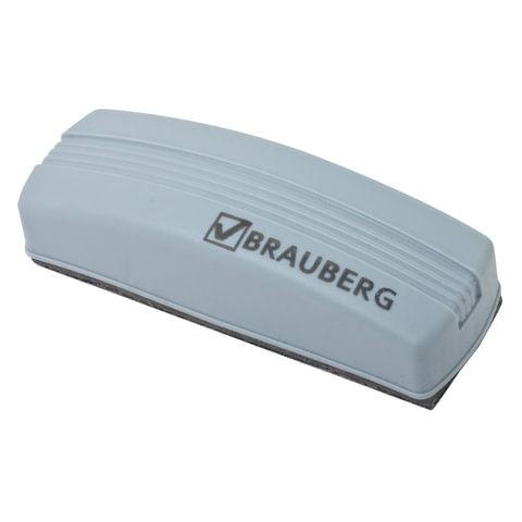 Стиратель для белой доски BRAUBERG немагнитный, серый (230756)