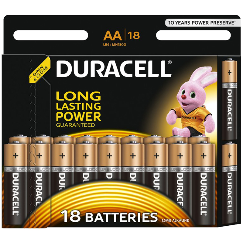 Батарейка АА/LR06 (пальчиковая) DURACELL® 