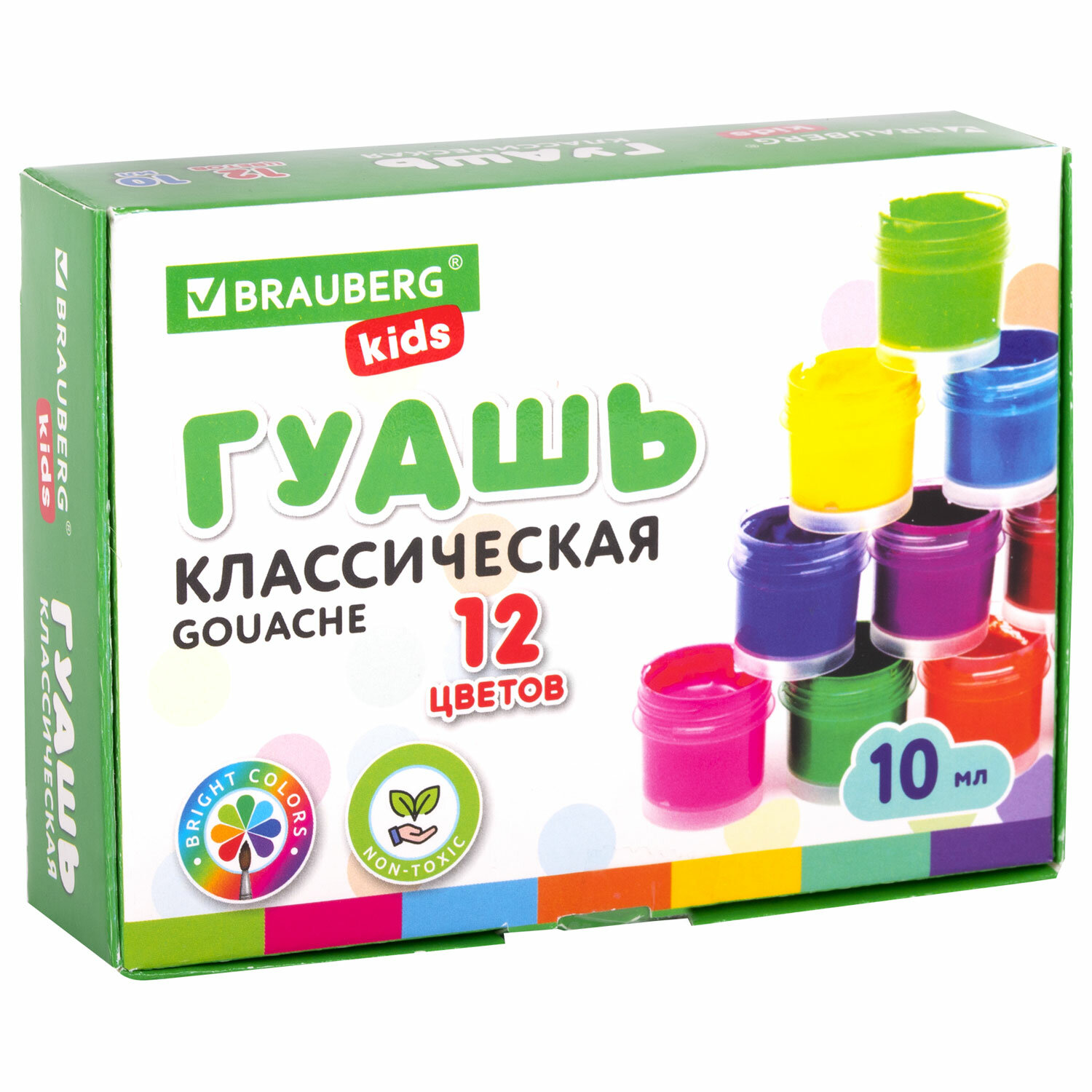 Гуашь 12цв. BRAUBERG 