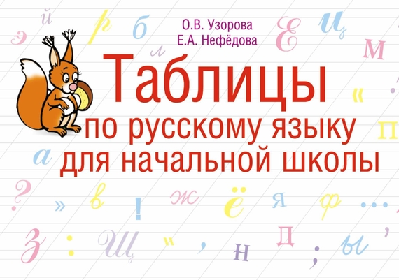 Таблицы по русскому языку для начальной школы (Узорова О.В.)