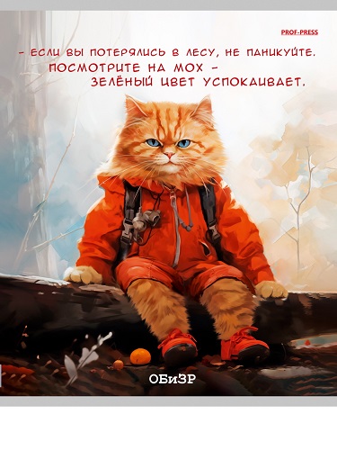 Тетрадь предметная 48л. КЛ. PROF-PRESS 