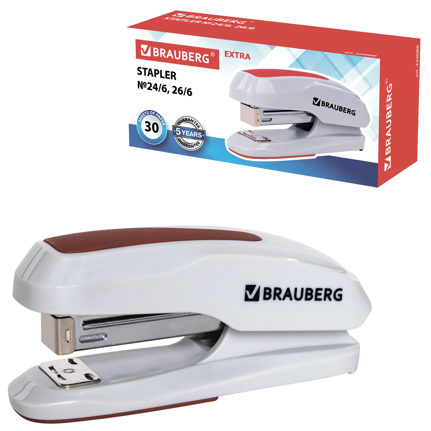 Степлер №24/6 BRAUBERG 