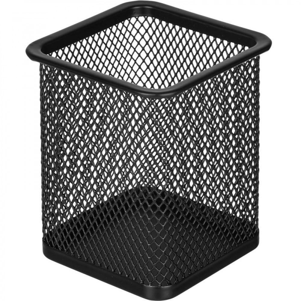 Подставка-органайзер металлическая deVENTE 1 секция, 98х80х80мм, квадратная, черная (4104718)