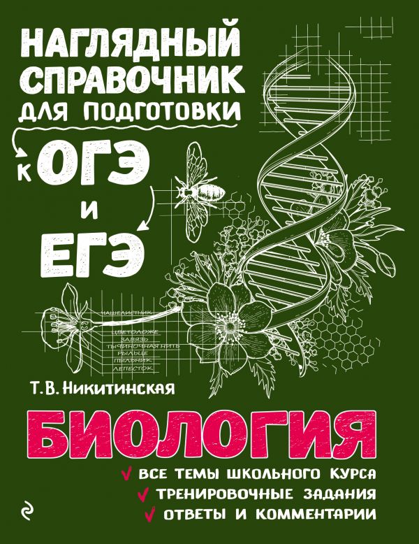 Биология. Наглядный справочник для подготовки к ОГЭ и ЕГЭ (Никитинская Т.В.)